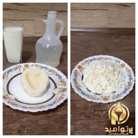 پنیر پیتزا خانگی قیمت خرید پنیر پیتزا خانگی+ طرز تهیه